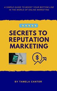 Secrets To Online Reputation Marketing: A Simple Guide To Boost Your Bottom Line In The World Of Internet Marketing tamela cantor