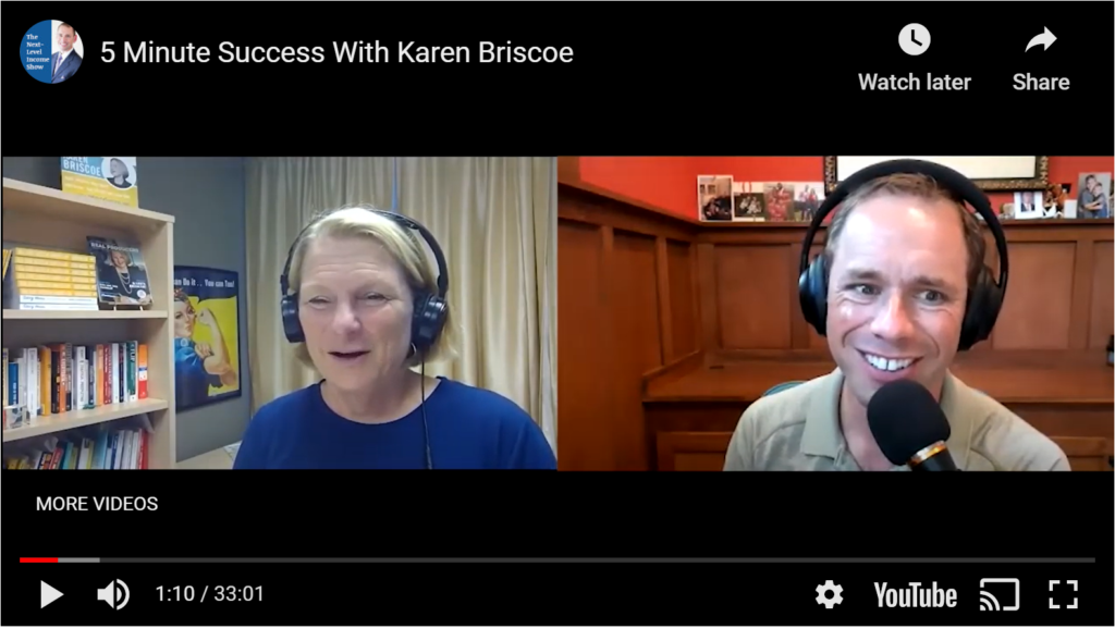 The Next Level Income Show Karen Briscoe