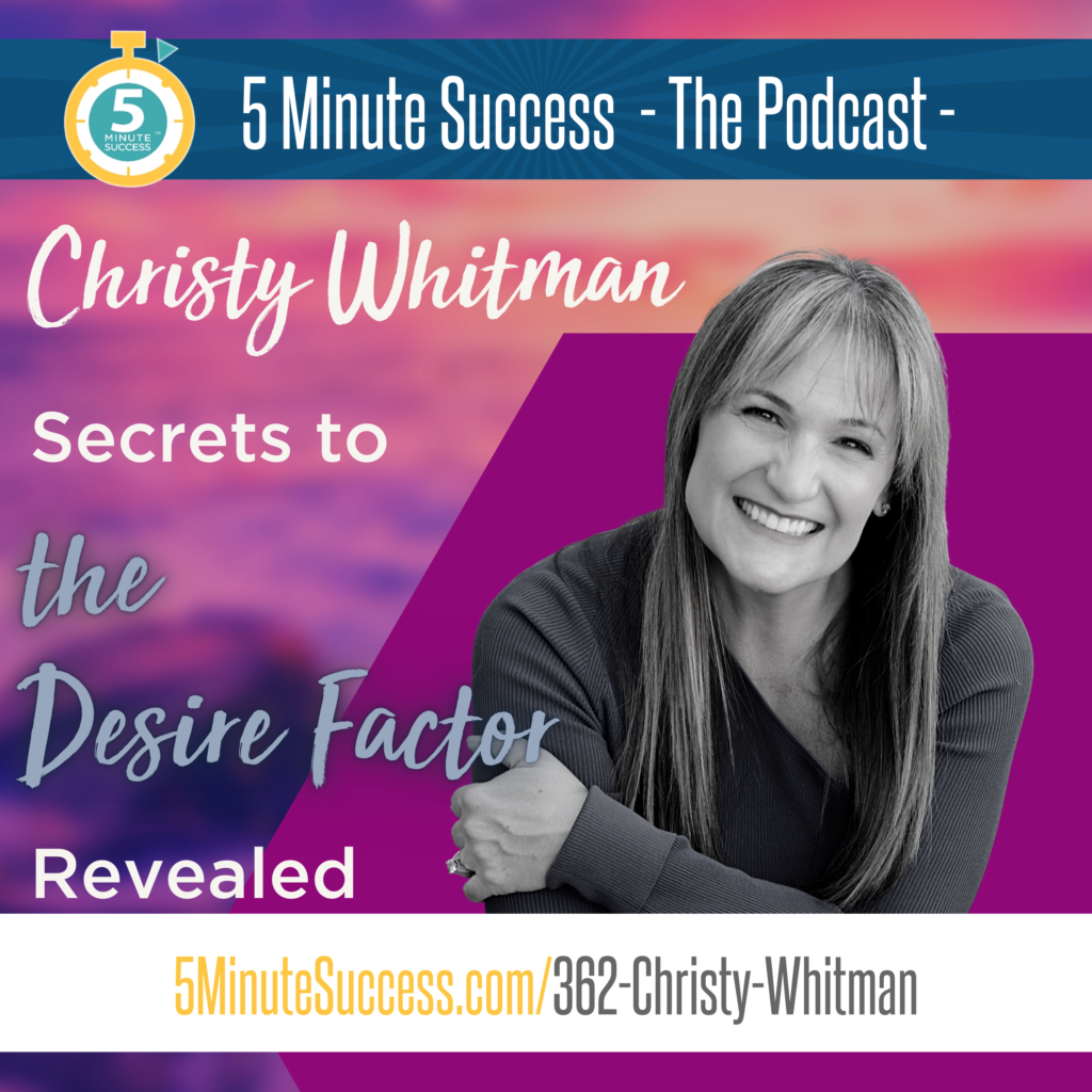 christy whitman 5 minute success